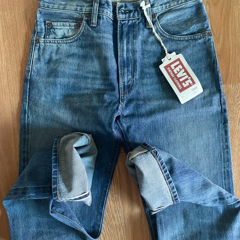 Retro Vintage 1960s Levi’s 505-0217 BIG E Jeans - 33x34, Made in USA, Blue Denim - Picture 2 of 8